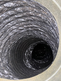 Clean air duct interior after professional HVAC cleaning in Dayton OH by Triton Steam Cleaning.